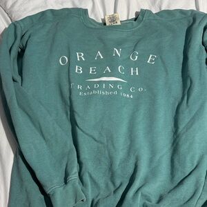 Teal Orange Beach Sweatshirt